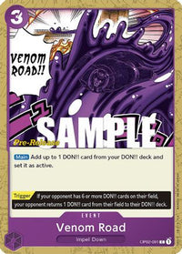 Venom Road [Cartes pré-version de Paramount War] 