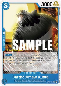 Bartholomew Kuma [Cartes pré-version de Paramount War] 
