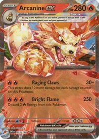 Arcanine ex (32/198) - SV01 Scarlet & Violet Base Set Holofoil