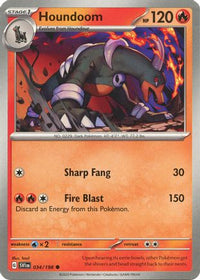Houndoom (034/198) [Écarlate et Violet : Ensemble de base] 