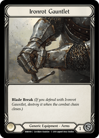 Ironrot Gauntlet [RNR006-C] (Rhinar Hero Deck) 1st Edition Normal - POKÉ JEUX