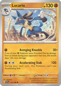Lucario (114/198)  - SV01 Scarlet & Violet Base Set