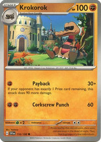 Krokorok (116/198) [Écarlate et Violet : Ensemble de base] 