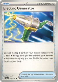 Electric Generator (170/198) - SV01 Scarlet & Violet Base Set