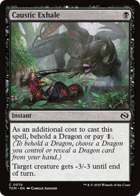 Caustic Exhale (TDM-074) - Tarkir: Dragonstorm