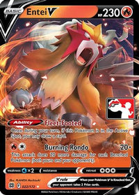 Entei V (22/172)  - Prize Pack Series Cards Holofoil