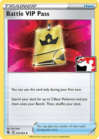 Battle VIP Pass (225/264) [Prix Pack Série Deux] 