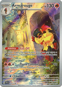 Armarouge (203/198) [Écarlate et Violet : Ensemble de base] 