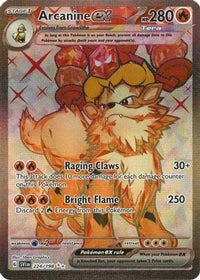 Arcanine ex (224/198)  - SV01 Scarlet & Violet Base Set Holofoil