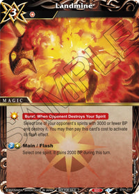Landmine (Pack promotionnel 2) (ST01-015) [Cartes promotionnelles Battle Spirits Saga] 