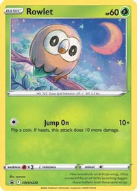Rowlet (SWSH220) (Cosmos Holo) [Épée et Bouclier : Promos Black Star] 