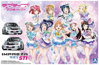Aoshima 1/24 Japanese Animation Wrapping Car "Itasha" #2, LoveLive! Sunshine!! GRB Impreza WRX STI '10(Subaru) (Special Order)