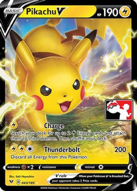 Pikachu V (43) - Prize Pack Series Cards Holofoil