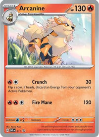 Arcanine (011) [Écarlate et Violet : Promos Black Star] 