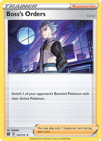 Boss's Orders (Cyrus) (Cosmos Holo) (132/172) - Miscellaneous Cards & Products Holofoil