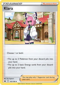 Klara (Cosmos Holo) (145/198) - Miscellaneous Cards & Products Holofoil