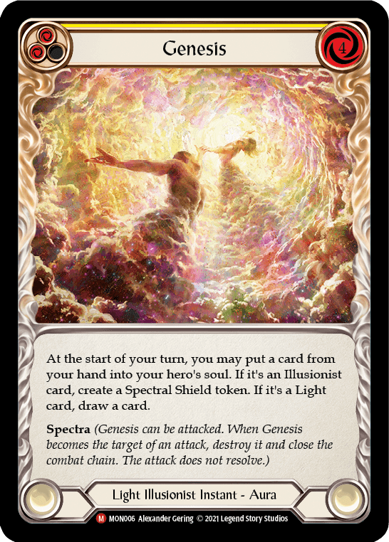 Genesis [MON006-RF] (Monarch) 1st Edition Rainbow Foil - POKÉ JEUX