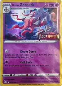Hisuian Zoroark (Lost Origin Stamped) (76/196)  - Miscellaneous Cards & Products Holofoil