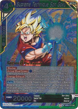 Supreme Technique Son Goku (BT8-117_PR) [Malicious Machinations Prerelease Promos] - POKÉ JEUX