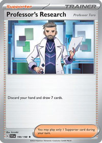 Recherche du professeur (190/198) (Exclusivité Theme Deck) [Scarlet &amp; Violet : Base Set] 