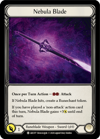 Nebula Blade // Teklo Plasma Pistol [U-ARC077 // U-ARC003] (Arcane Rising Unlimited) - POKÉ JEUX