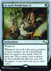 Comme la chance l'aurait fait (Unfinity Foil Edition) [La liste] 