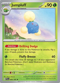 Jumpluff (3) - SV02 Paldea Evolved Holofoil