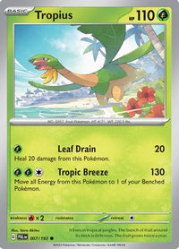 Tropius (7/193) - SV02 Paldea Evolved