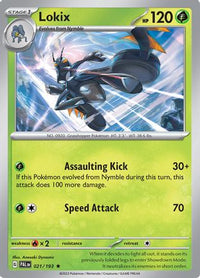 Lokix (21) - SV02 Paldea Evolved Holofoil