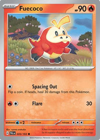 Fuecoco (035/193) [Écarlate et Violet : Paldea Evolved] 