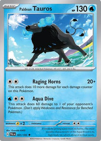 Paldean Tauros (41/193) - SV02 Paldea Evolved
