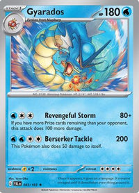 Gyarados (43/193) - SV02 Paldea Evolved Holofoil
