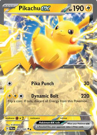 Pikachu ex (63/193) - SV02 Paldea Evolved Holofoil