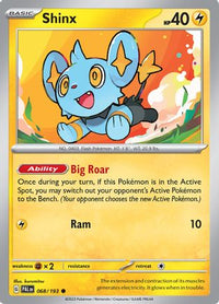 Shinx (68/193) - SV02 Paldea Evolved