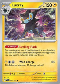 Luxray (71) - SV02 Paldea Evolved Holofoil
