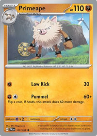 Primeape (107/193) - SV02 Paldea Evolved