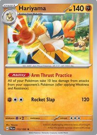 Hariyama (113/193) [Écarlate et Violet : Paldea Evolved] 