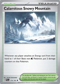 Montagne enneigée calamiteuse (174/193) [Écarlate et Violet : Paldea Evolved] 