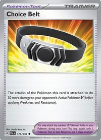 Choice Belt (176/193) - SV02 Paldea Evolved