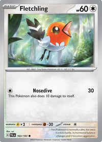 Fletchling (163/193) - SV02 Paldea Evolved