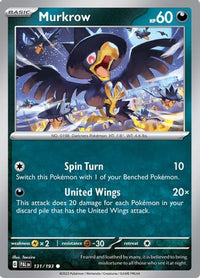 Murkrow (131/193) - SV02 Paldea Evolved