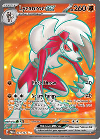 Lycanroc ex (241/193) - SV02 Paldea Evolved Holofoil