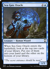 Sea Gate Oracle [Kaldheim Commander]