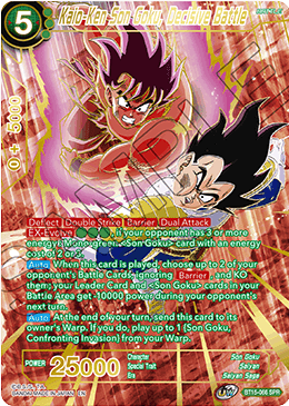 Kaio-Ken Son Goku, Decisive Battle (SPR) (BT15-066) [Saiyan Showdown] - POKÉ JEUX