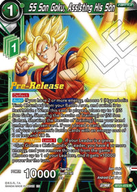 SS Son Goku, Assisting His Son (BT21-073) [Wild Resurgence Pre-Release Cards] - POKÉ JEUX