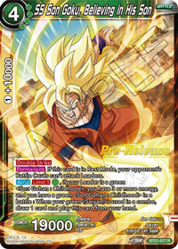 SS Son Goku, Believing in His Son (BT21-077) [Wild Resurgence Pre-Release Cards] - POKÉ JEUX