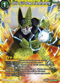Cell's Full-Power Kamehameha (BT21-098) [Wild Resurgence Pre-Release Cards] - POKÉ JEUX