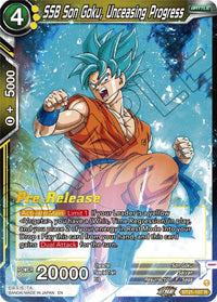 SSB Son Goku, Unceasing Progress (BT21-107) [Wild Resurgence Pre-Release Cards] - POKÉ JEUX