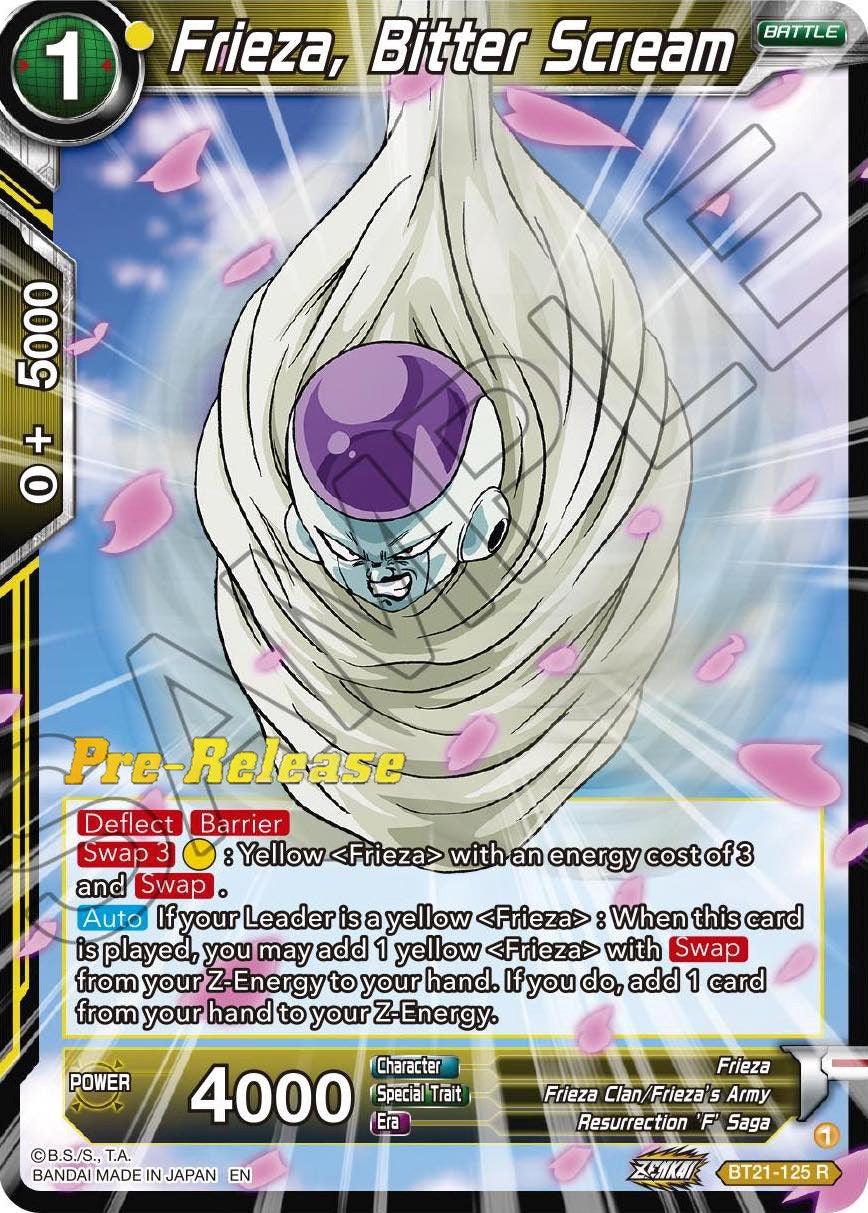Frieza, Bitter Scream (BT21-125) [Wild Resurgence Pre-Release Cards] - POKÉ JEUX