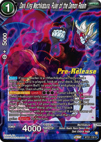 Dark King Mechikabura, Ruler of the Demon Realm (BT21-139) [Wild Resurgence Pre-Release Cards] - POKÉ JEUX